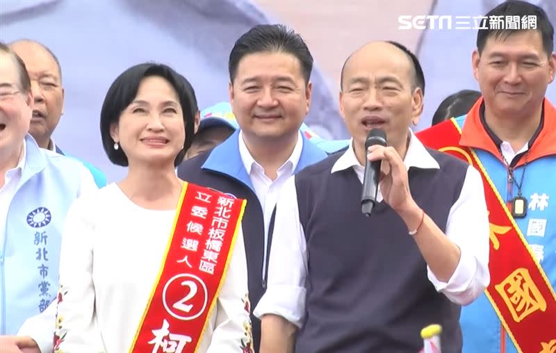 國民黨智庫執行長柯志恩（左）頻被點名選高雄市長。