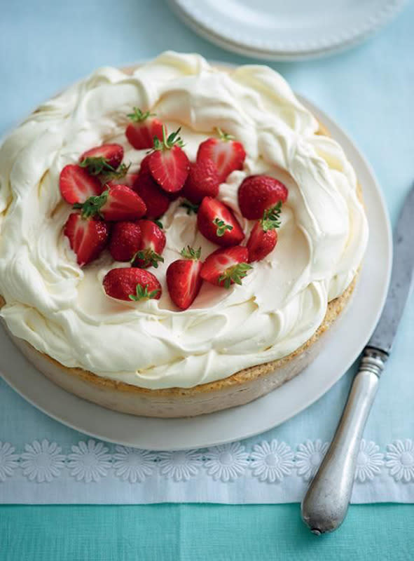 Strawberry and Cream Cheesecake