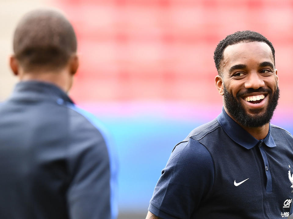 Alexandre Lacazette has been linked with a move to Arsenal: Getty