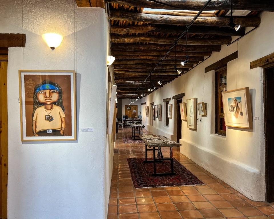 Artist Gaspar Enriquez rehabilitated a historic adobe building into his Micasa Art Studio and Gallery at 1456 Main St. in San Elizario.