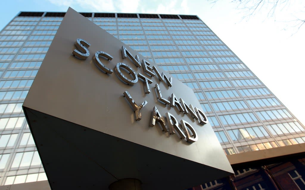 New Scotland Yard sign (PA Archive)