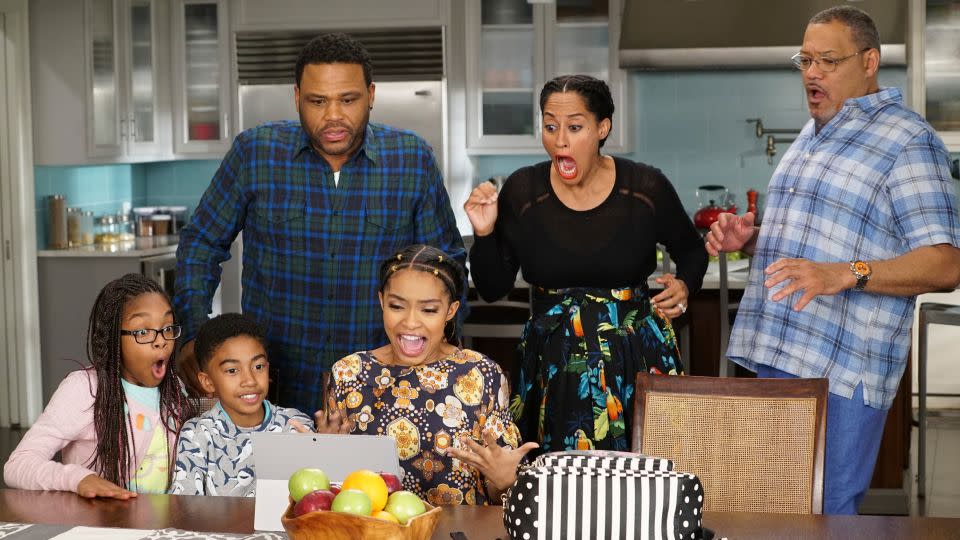 A scene from the sitcom "Black-ish," which debuted on ABC in 2014 and ran for eight seasons. - Ron Tom/Disney General Entertainment Content/Getty Images