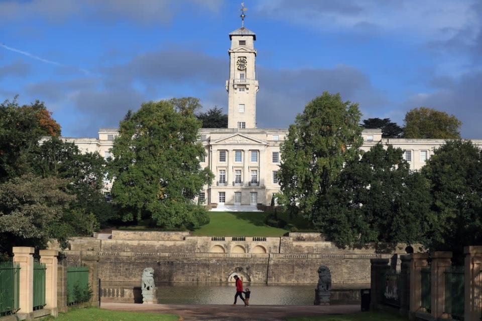 Nottingham University is a member of the Russell Group (Mike Egerton/PA) (PA Archive)
