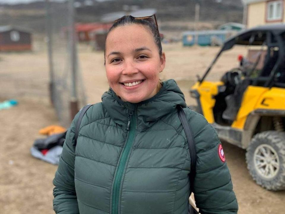 Joanne Weedmark, 24, is from Kinngait, Nunavut. When she started in the hamlet's recreation department just over a year ago, she realized there was a lack of programming. Now her efforts are being recognized on a national stage. (Submitted by Dawn Currie - image credit)