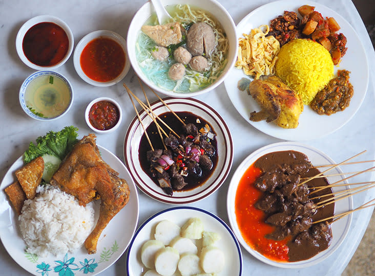 Feast on Indonesian dishes like 'sate' Madura, 'bakso', 'ayam penyet' and 'nasi kuning' at Rumah Makan Bu Leha — Pictures by Lee Khang Yi