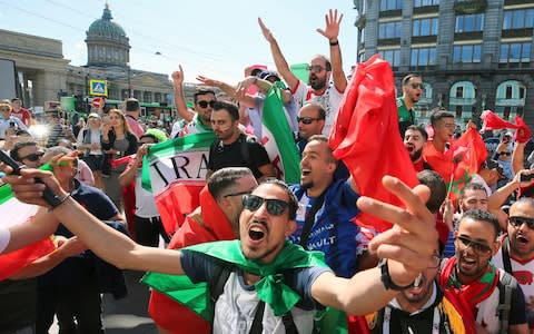 Iran fans - Credit: TASS