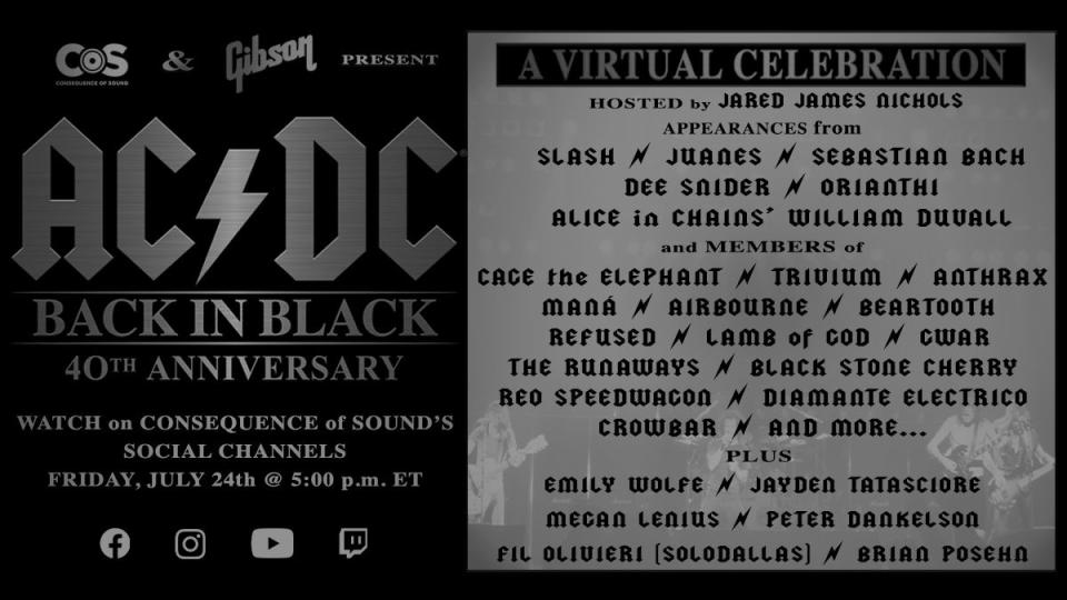 acdc back in black 40th virtual celebration lineup cta