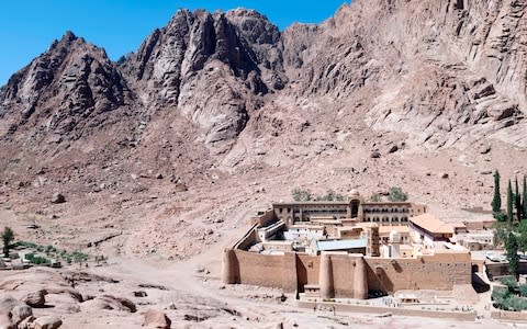 The Monastery of St Katherine, in the shadow of Mount Sinai - Credit: istock