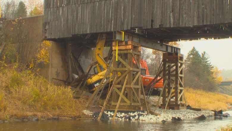 Province uncertain over covered bridge's future as repairs continue