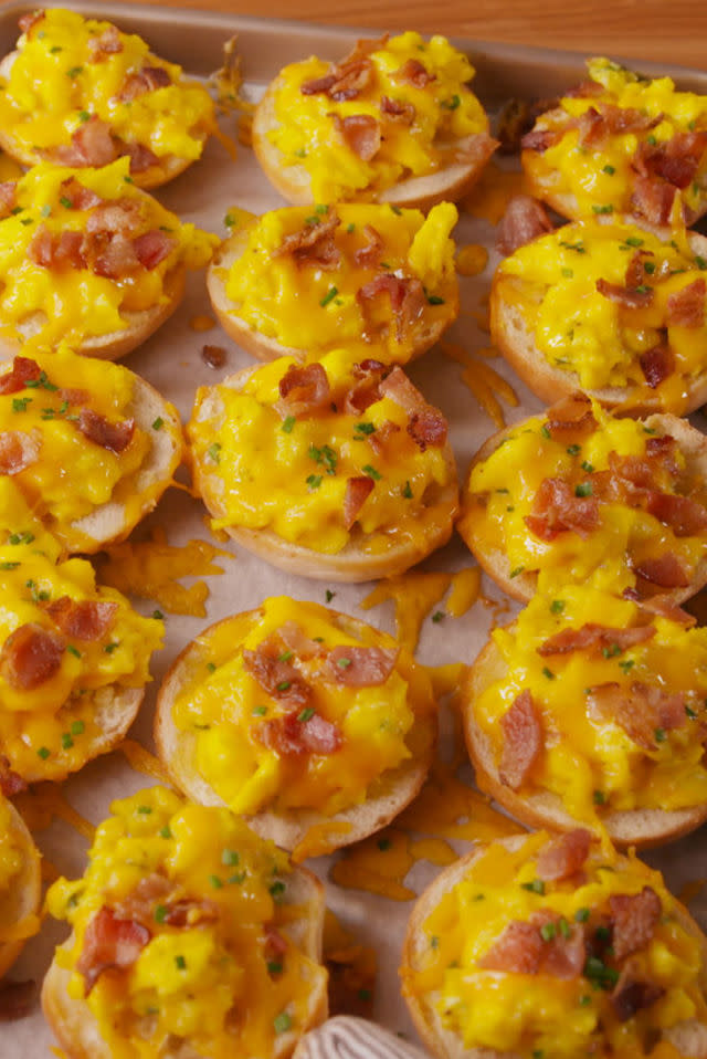 Breakfast Bagel Bites