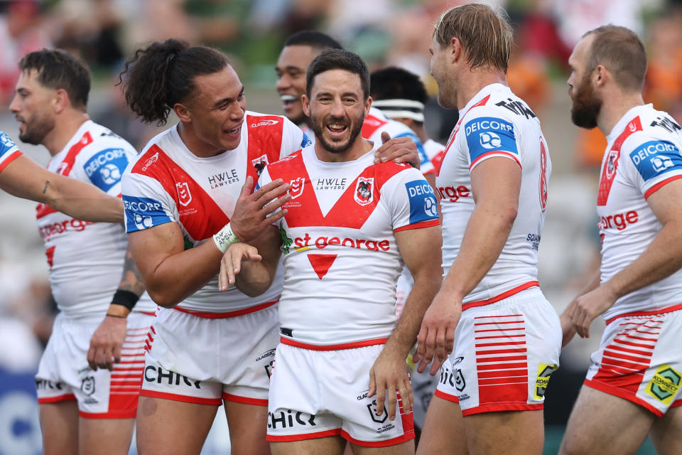 Ben Hunt celebrates.