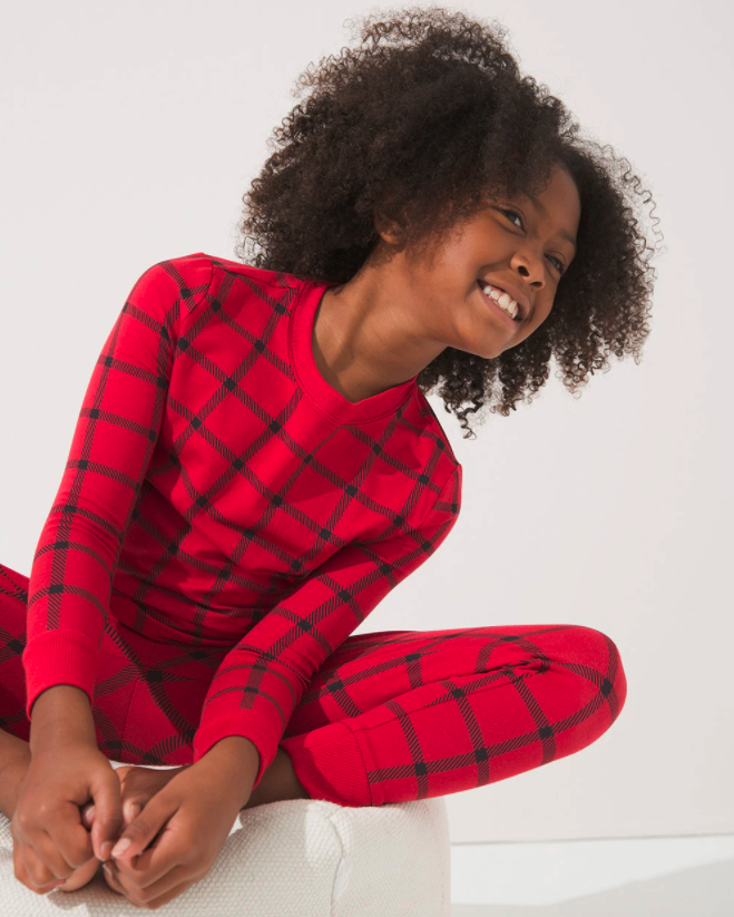 Soma Family Pajamas in Red and Black Plaid