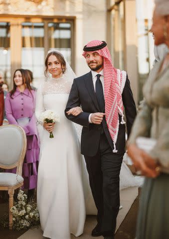 Handout/Jordanian Royal Court/Getty Images Princess Iman and Crown Prince Hussein