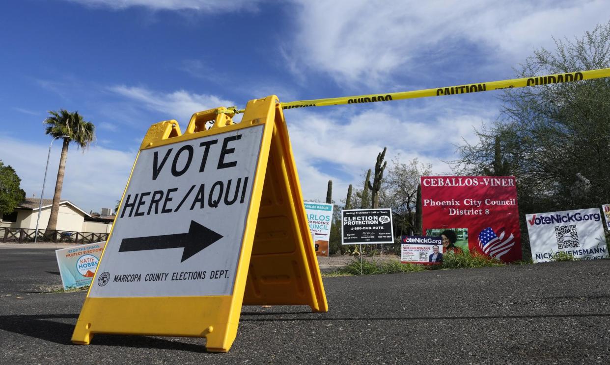 <span>Because of the state’s very close elections and status as a swing state, the issue will likely be the subject of intense scrutiny and litigation in coming weeks.</span><span>Photograph: Ross D Franklin/AP</span>