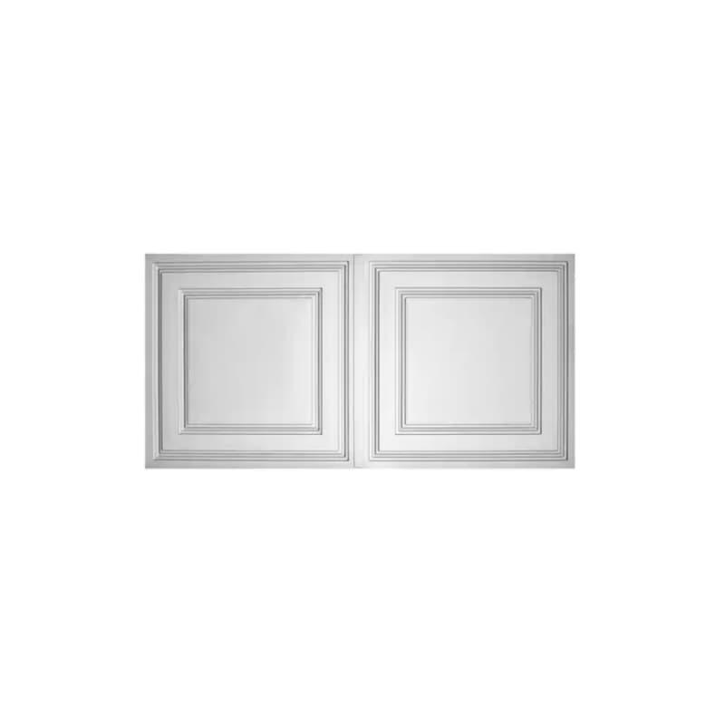 Stratford Feather-Light White 2 ft. x 4 ft. Lay-in Ceiling Panel (Case of 10)