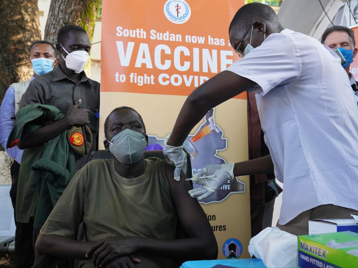 South Sudan has started vaccinating its population thanks to doses provided by Covax (Getty Images)