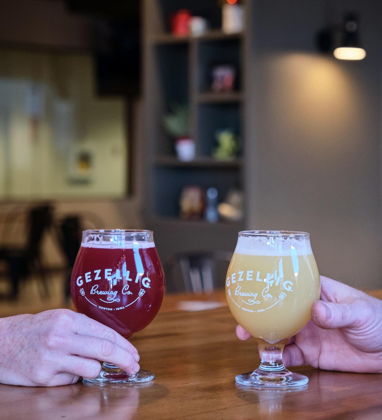 Gezellig Brewing Company prides itself on creating beer that, regardless of style, is approachable. “Liquid Hug Lager is one of our most popular in our taproom. Though, as palates and trends vary, our IPAs and sours have really made a name for themselves,” says co-owner Betsy Duffy.