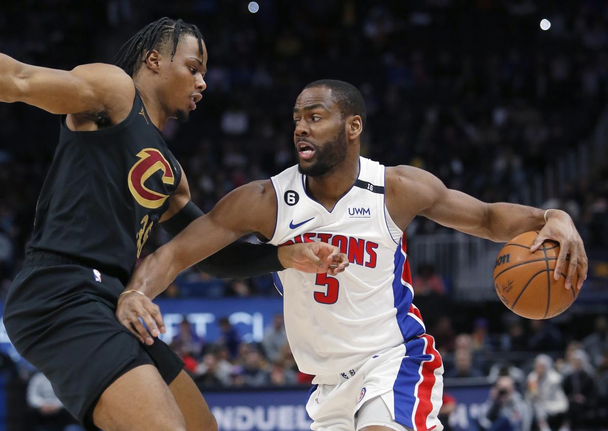Detroit Pistons guard Alec Burks can help fantasy managers in need of points. (AP Photo/Duane Burleson)