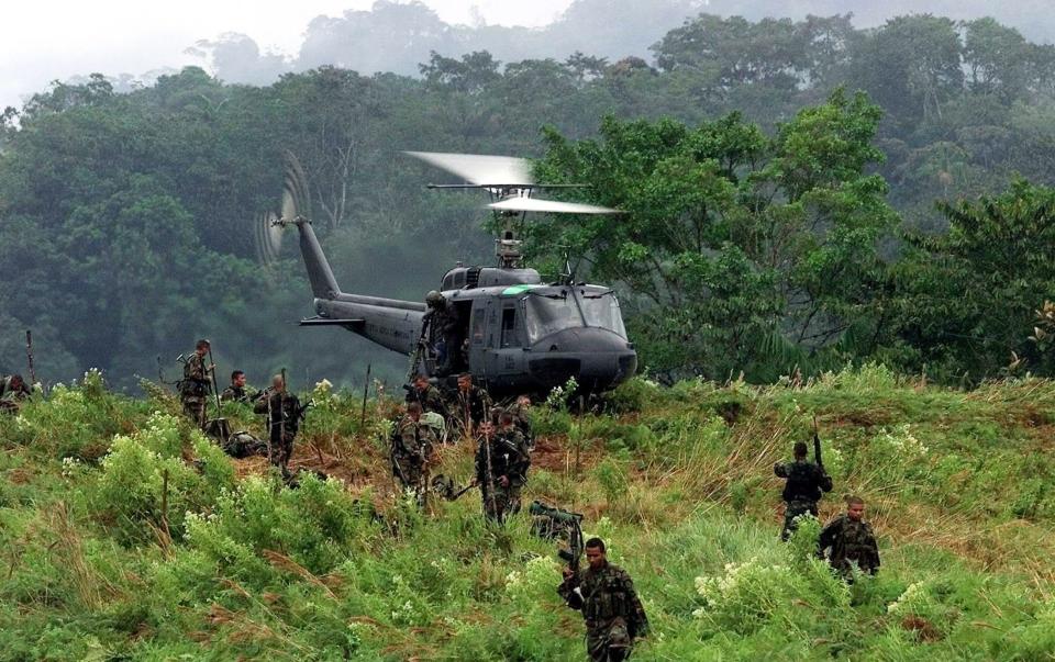 The Colombian Army has battled the insurgents for decades - REUTERS/Eduardo Munoz