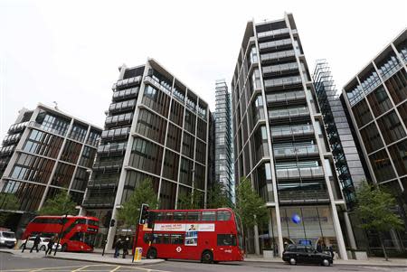 The development of One Hyde Park is seen London, May 2, 2014. REUTERS/Paul Hackett