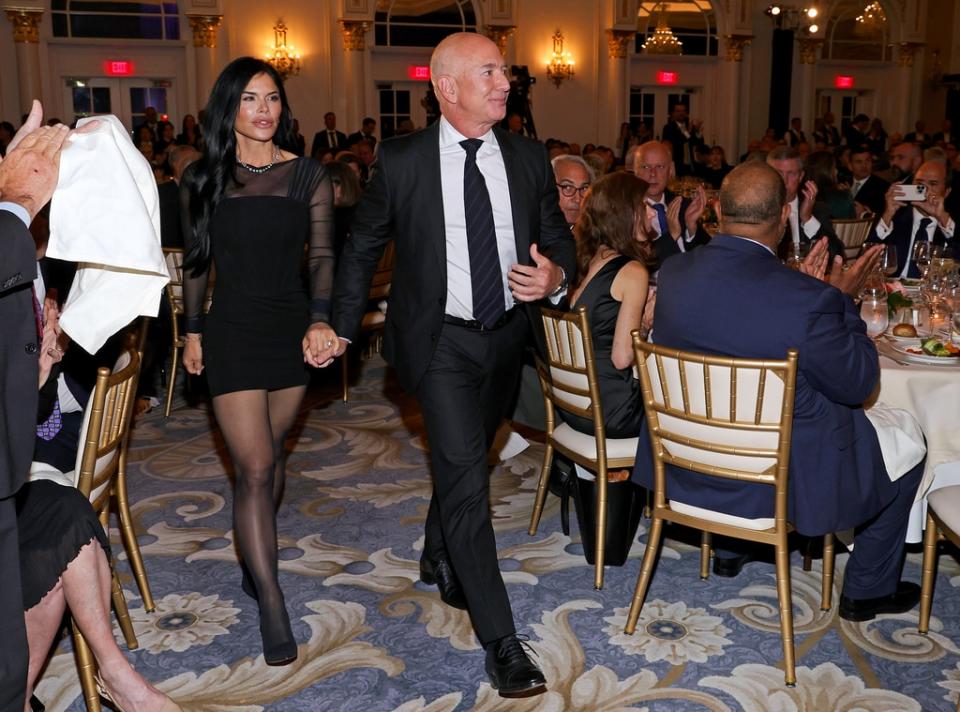 Jeff Bezos, Lauren Sanchez, ICCF U.S. Congressional International Conservation Leadership Awards Dinner