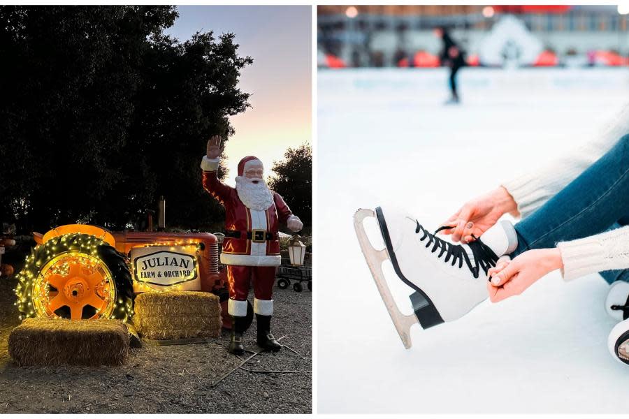 Julian, California, abre su pista de patinaje sobre hielo esta semana