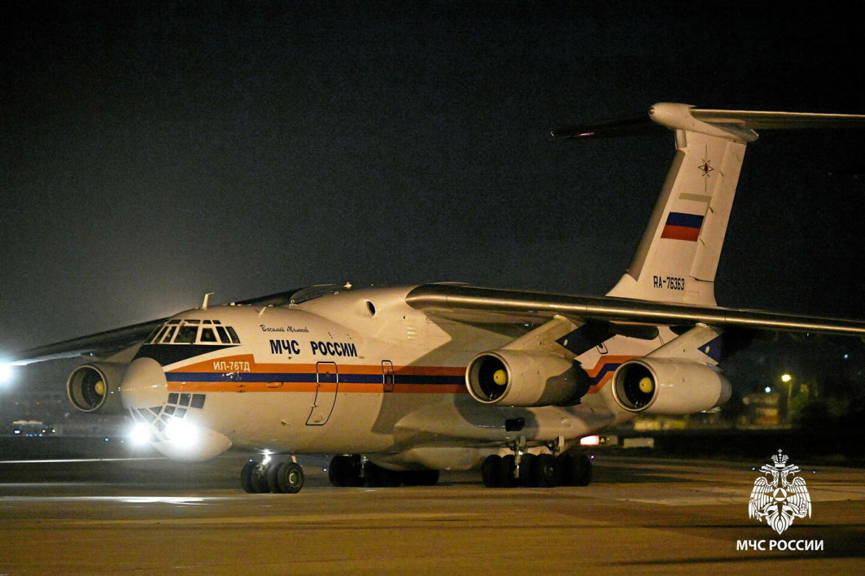 Un avion de transport militaire russe Il-76 (illustration).  - Credit:/SPUTNIK/SIPA / SIPA / /SPUTNIK/SIPA