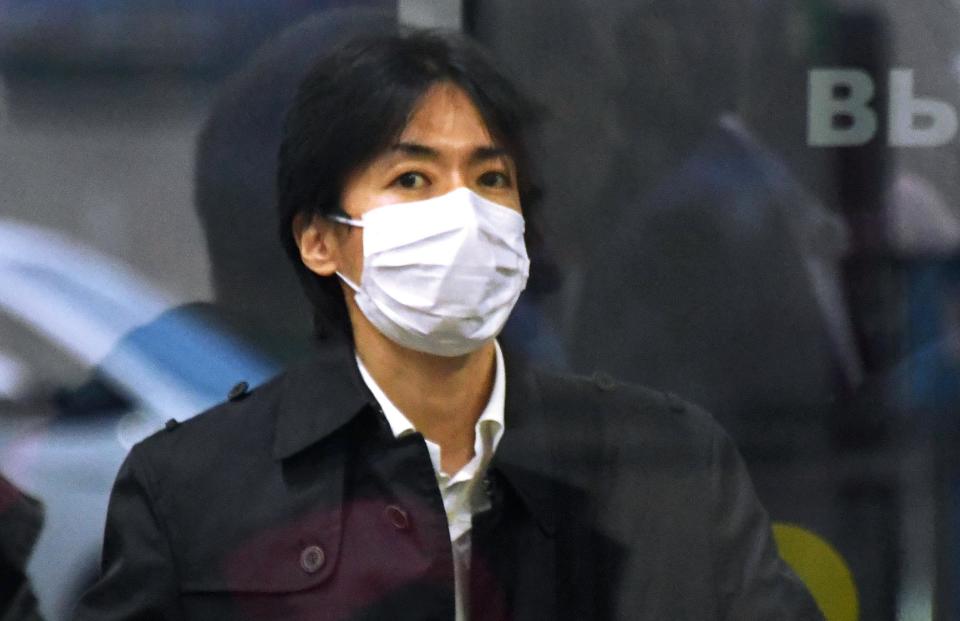 Motoki Tatsunori, an official of the Japanese Consulate-General in Vladivostok, is seen in the departures area at the Vladivostok International Airport near Vladivostok, Russia on September 28, 2022. On September 26, Russia's Federal Security Service (FSB) said it had detained Tatsunori. / Credit: Vitaliy Ankov / Sputnik via AP