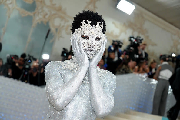 NEW YORK, NEW YORK - MAY 01: Lil Nas X attends the 2023 Met Gala Celebrating "Karl Lagerfeld: A Line Of Beauty" at Metropolitan Museum of Art on May 01, 2023 in New York City