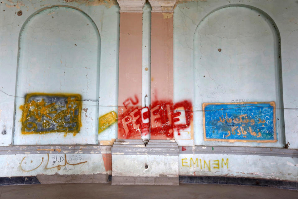 In the ruins of Kabul’s Darul Aman Palace