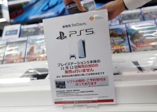 Sony PS5 sold out online as pandemic chills real-world retailing