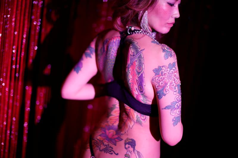 The Wider Image: Breaking taboos: Japan's tattoo fans bare their ink