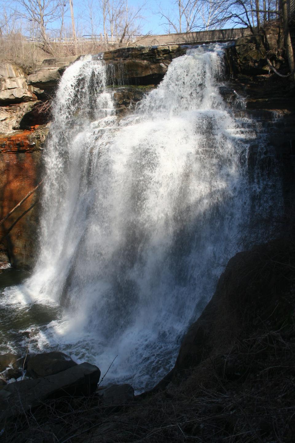 Brandywine Falls in Cuyahoga Valley National Park is one of the largest and most scenic waterfalls in Ohio. It would make a great summer destination.