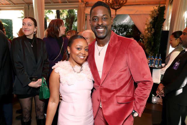 <p>Matt Winkelmeyer/Getty</p> Quinta Brunson and Sterling K. Brown