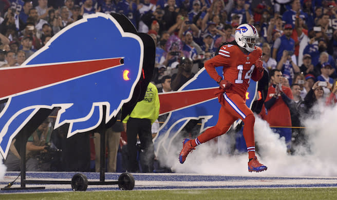 Can Sammy Watkins actually remain upright over 16 games? Del Don is banking on it. (AP)