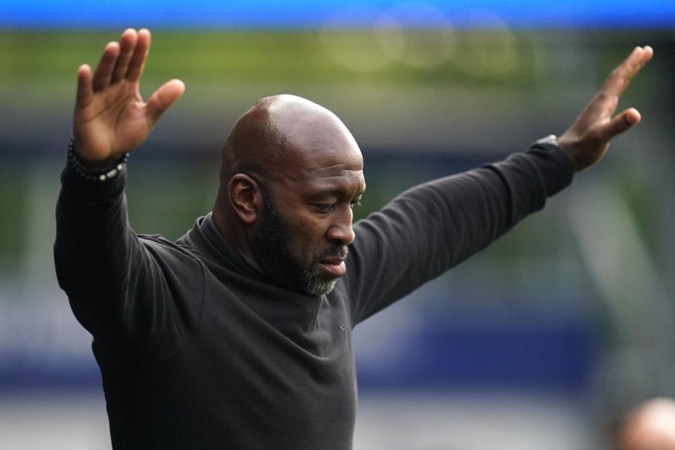 Belief: Manager Darren Moore never gave up on the dream of guiding the Owls to Wembley (PA)