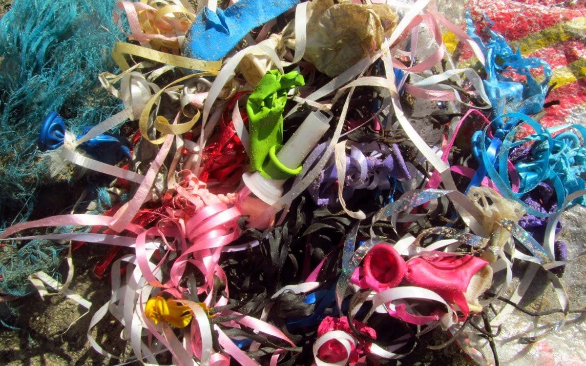 Hundreds of sky lanterns and balloons have been found strewn around the coast of Anglesey - Friends of the Isle of Anglesey Coastal Path (FAOCP) 