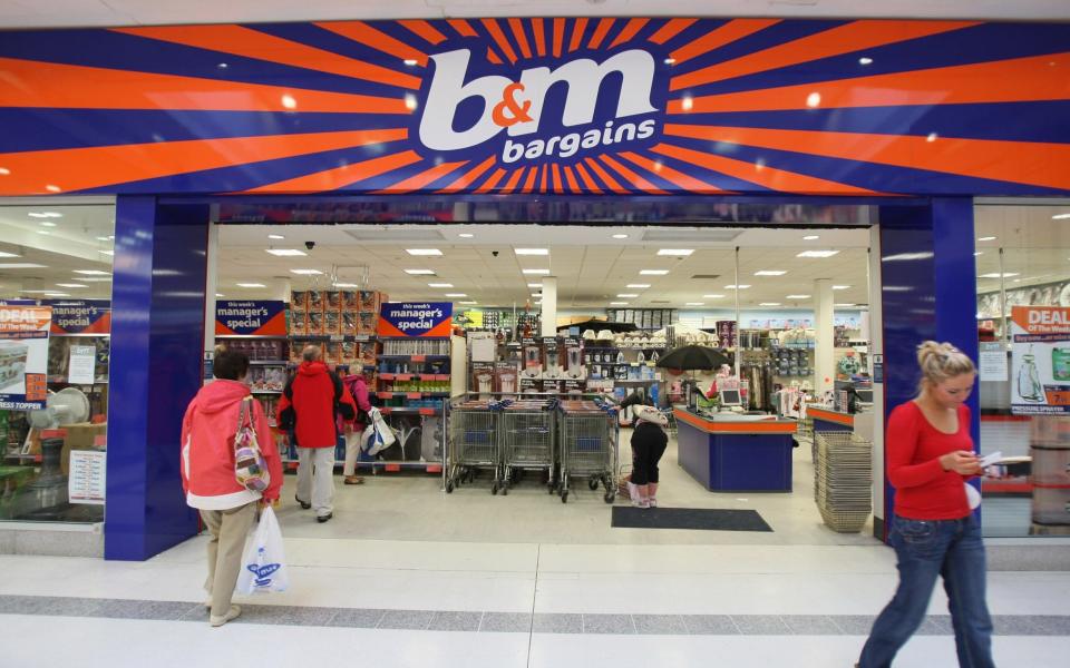 B&M said strong grocery sales boosted its growth - PA