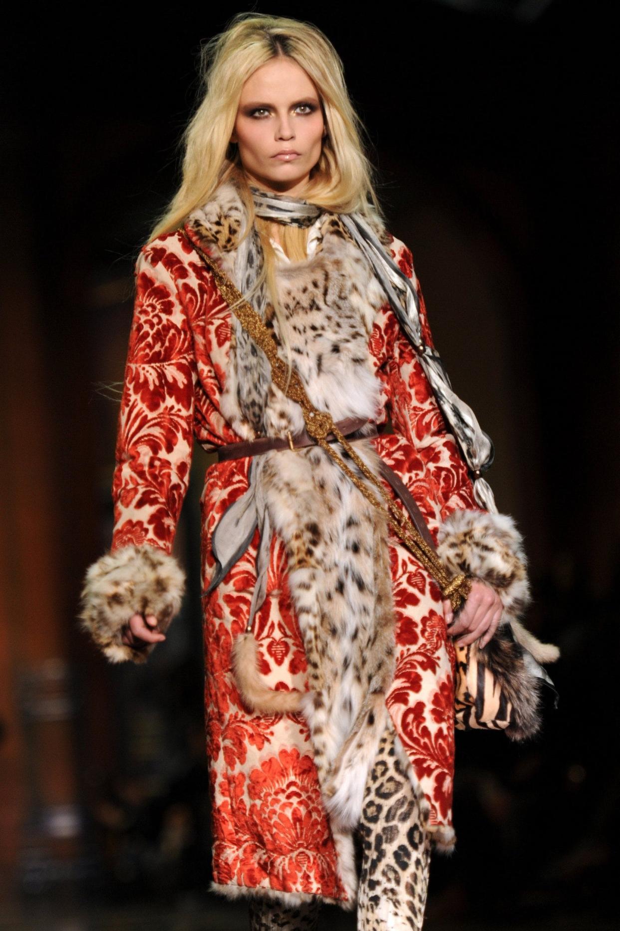 Cavalli's February 2010 show at Milan Fashion Week