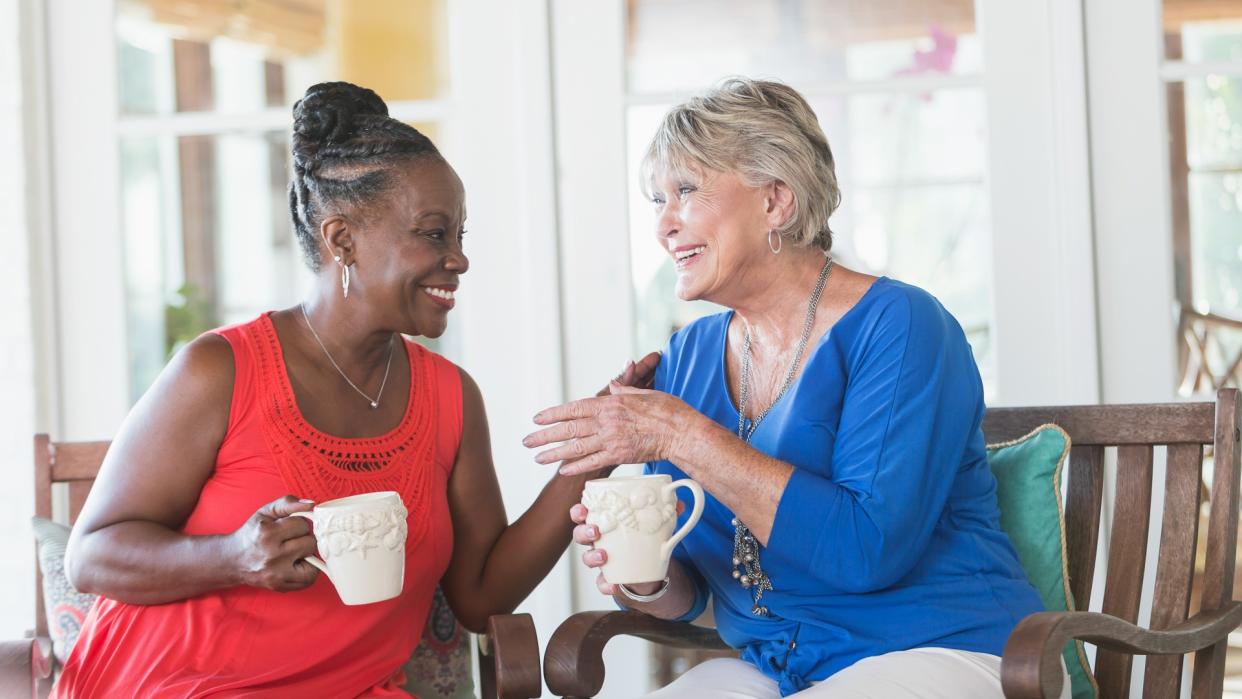 Two senior women