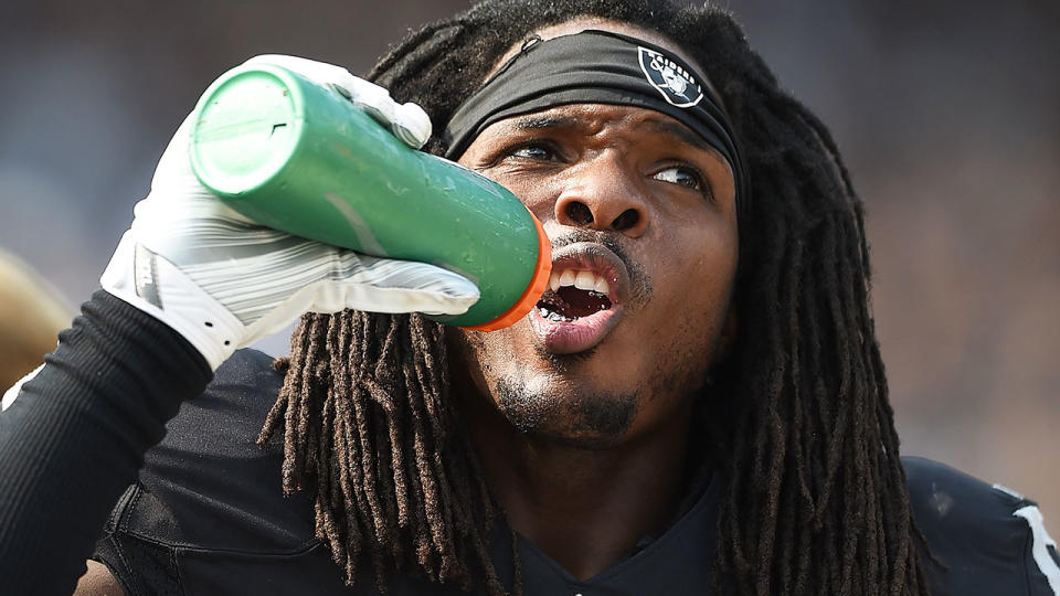 Neiron Ball, pictured here during a game for the Oakland Raiders in 2015.