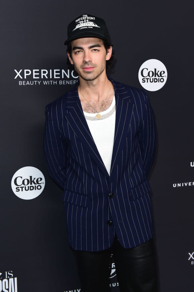 Closeup of Joe Jonas