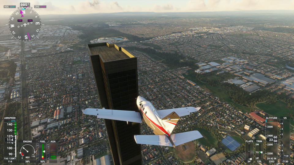 MS Flight Simulator Melbourne Citadel
