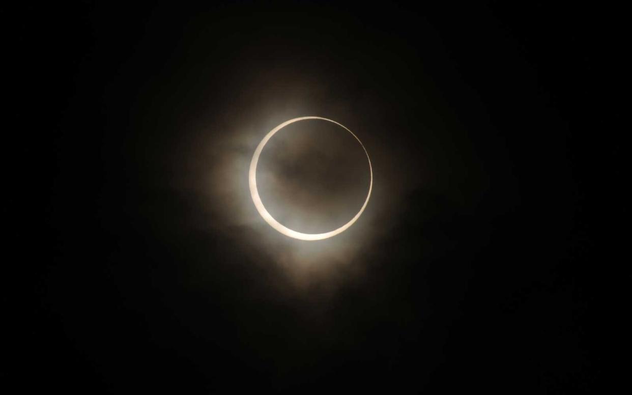 Annular Solar Eclipse is observed