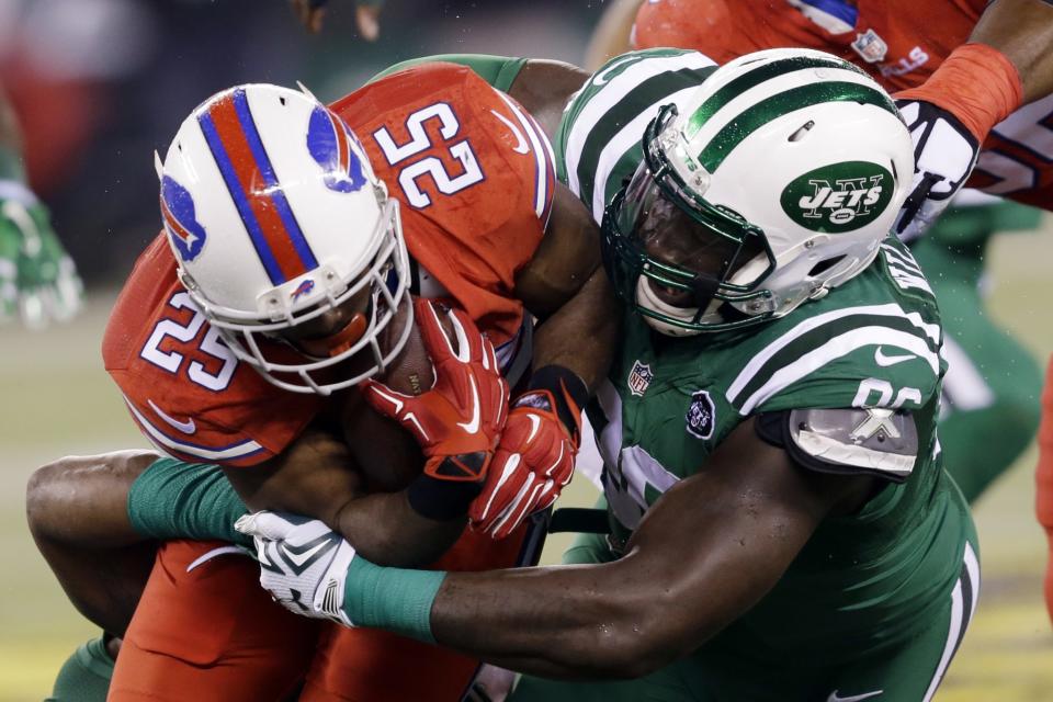 Color-blind viewers struggled with the Bills' and Jets' 