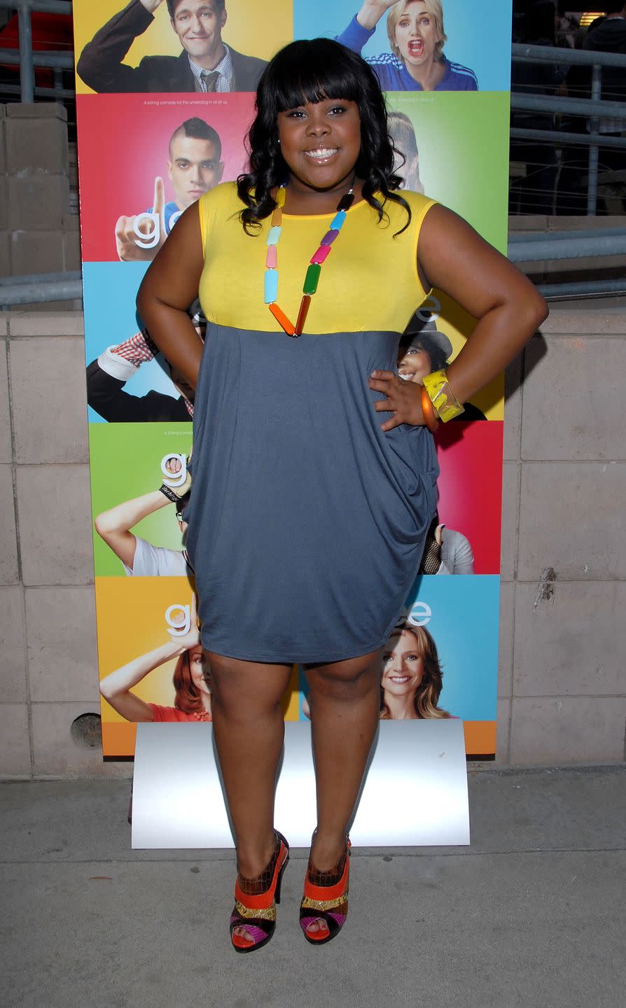 Then: Amber Riley