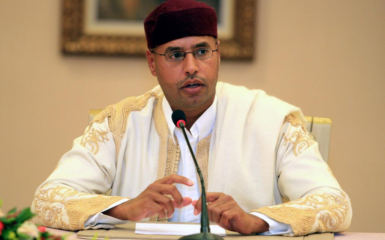 Saif al-Islam Gaddafi, the son of Libya's former ruler Muammar Gaddafi, is running in the country's presidential election, which is expected to take place in December - EPA