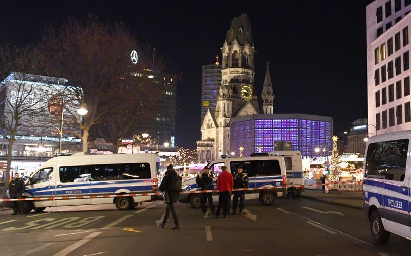 Police evacuated a Christmas market in Berlin