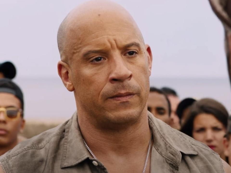 Vin Diesel as Dominic Toretto in "The Fate of the Furious."