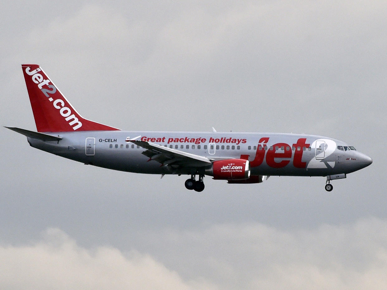 The Jet2 plane had a bad landing on the holiday island of Tenerife: PASCAL PAVANI/AFP/Getty Images